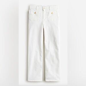 J.Crew Sailor slim wide-leg jeans ~ white ~ Sz 26